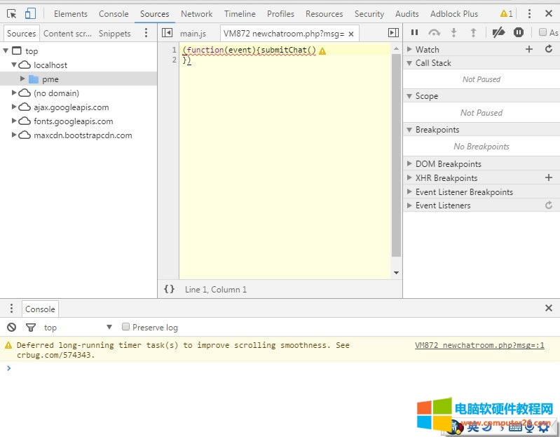Chrome�_�l(f��)�߹������P��&ldquo;Deferred long-running timer task(s) &rdquo;�ľ���1