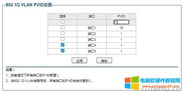 �O(sh��)�ö˿�4/5��PVIDֵ��11