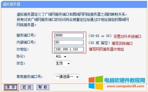 2�����Ӷ˿�ӳ�䣺�W퓷�����Ҏ�t�������ӣ�