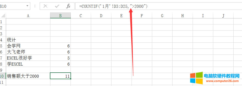excel��COUNTIF�cCOUNTIFS���l���yӋ��������ʹ�÷���