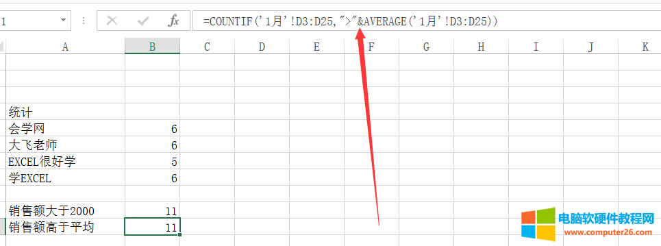 excel��COUNTIF�cCOUNTIFS���l���yӋ��������ʹ�÷���