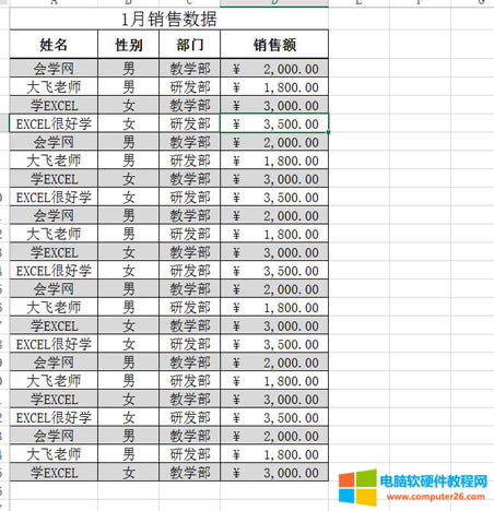 SUMIF函數帶實例全面講解