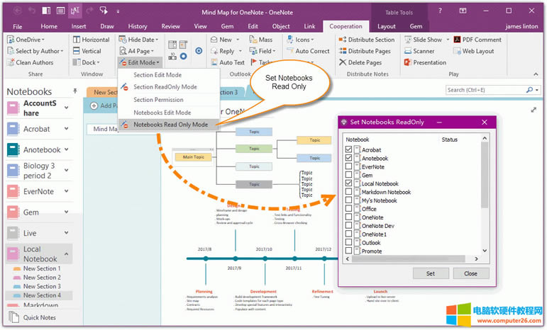 ������ OneNote �Pӛ���M��ֻ�x�O��