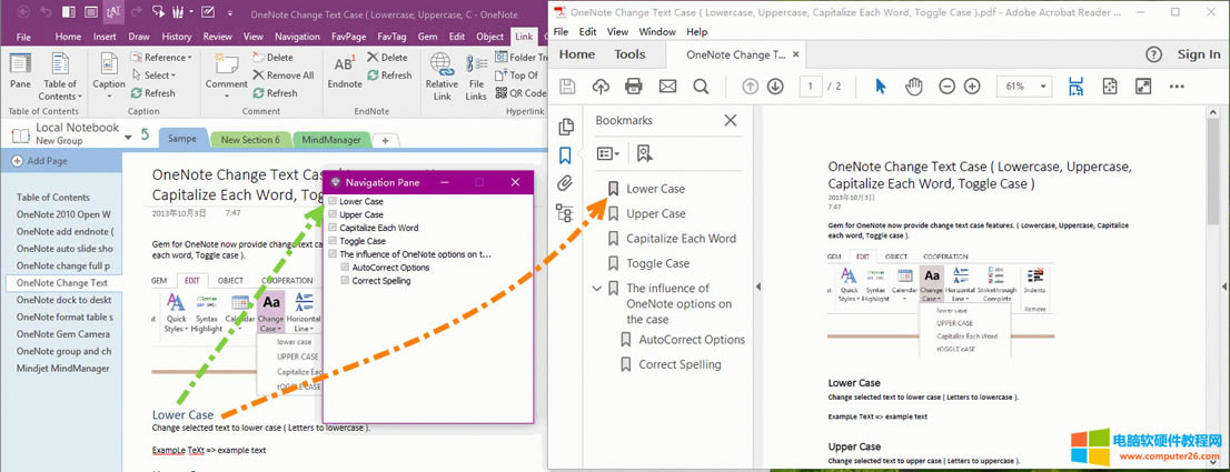 OneNote �Ę��}�� PDF �ĕ���