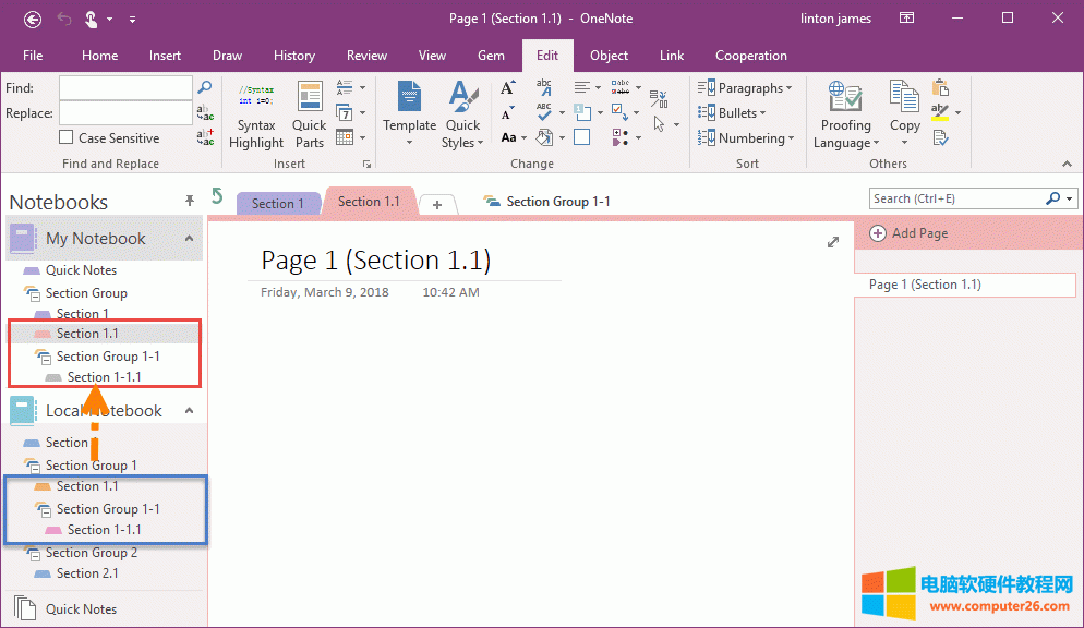 �Y������汻���Ƶ�Ŀ�� OneNote �օ^�M