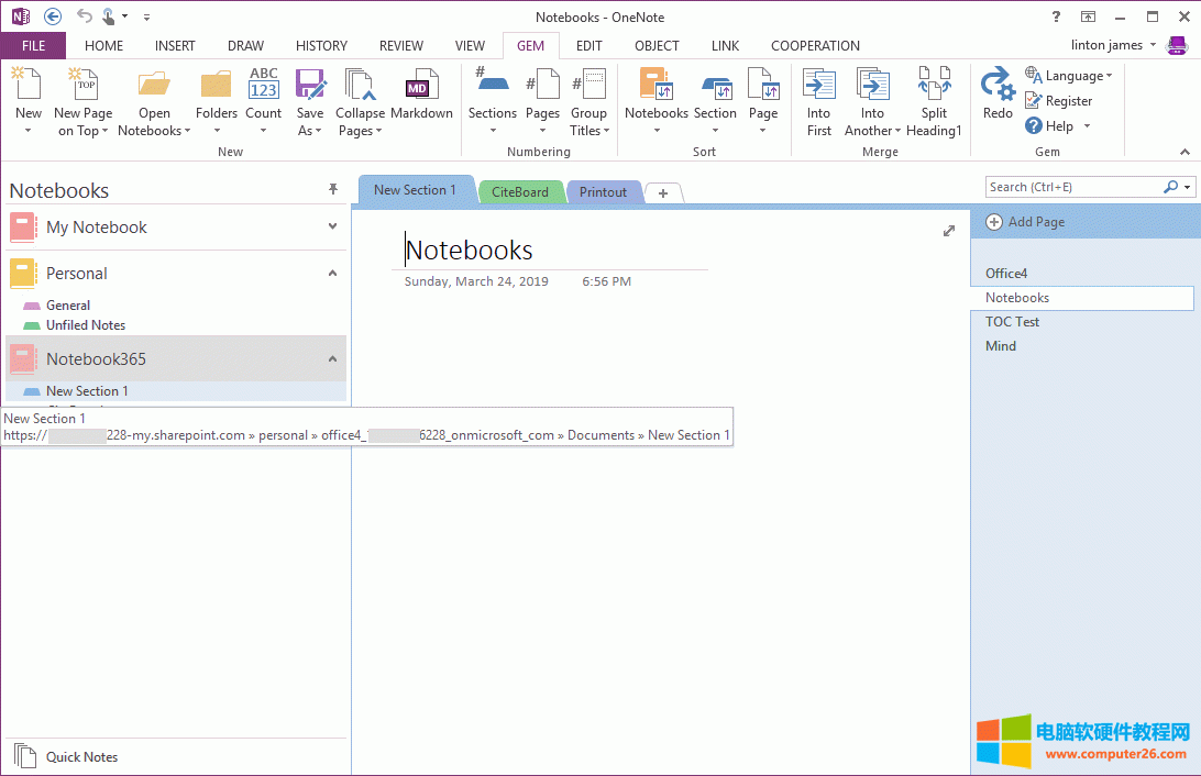 OneNote ���_������WУ�~���ĹPӛ�� 
