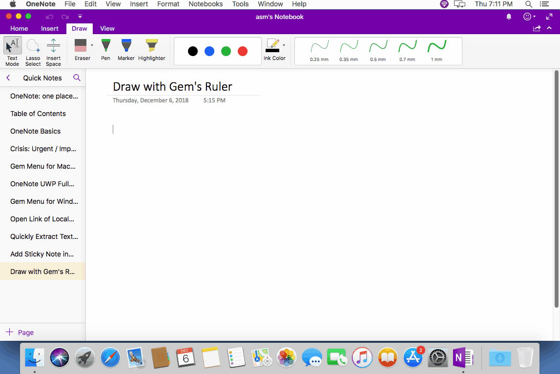ʹ�ö����䌚�˳߁��o OneNote for Mac �o���������������L�D��