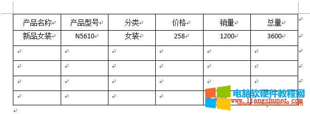 要轉(zhuǎn)換的Word表格