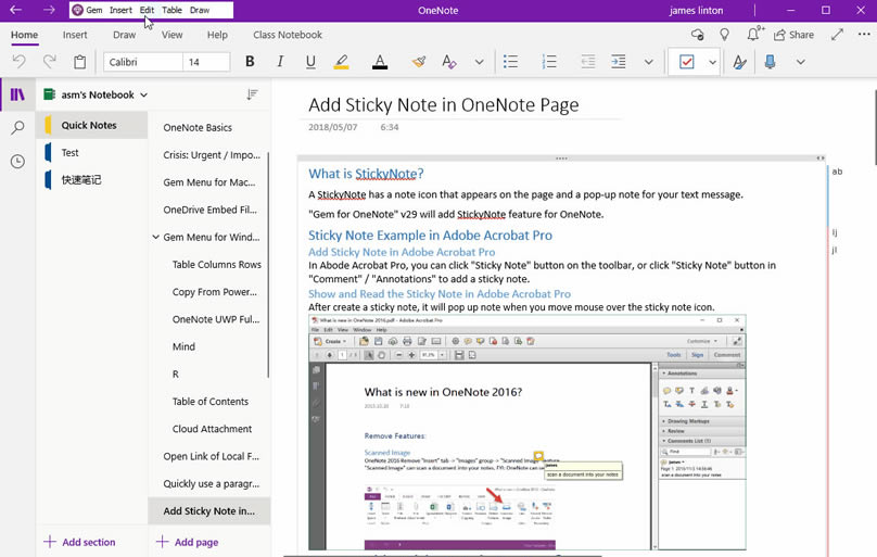ͨ�^�䌚�ˆ��ṩ�Ĳ�����Q���ܣ��� OneNote UWP �������ַ��M��������Q��