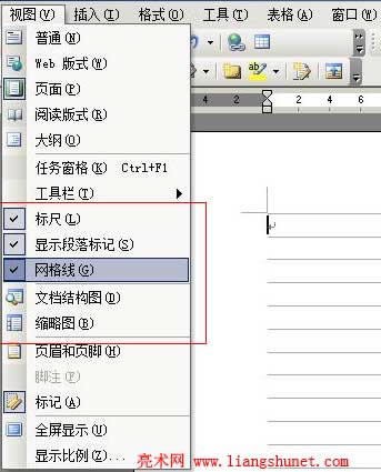 Word2003����[���@ʾ�˳ߺ;W��