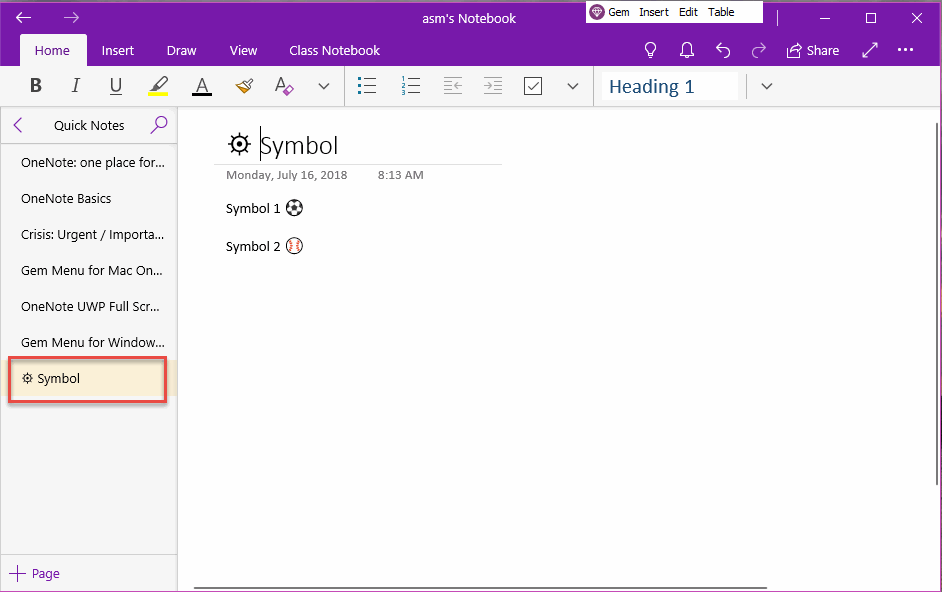 OneNote �@ʾ�ַ�