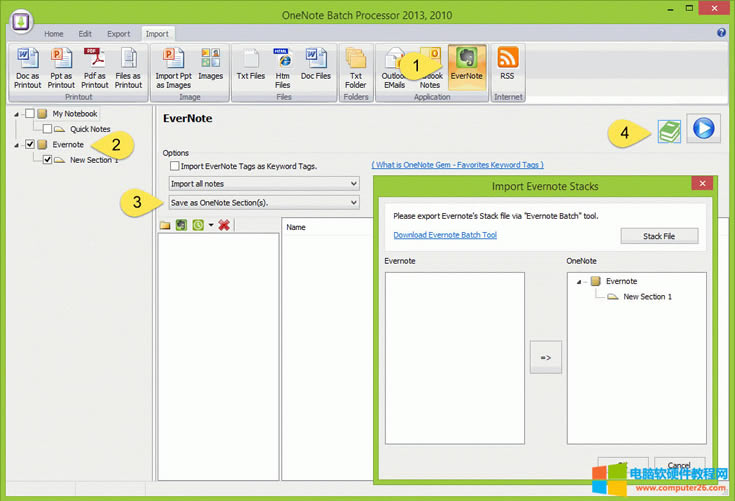 �� OneNote Batch �д��_�ؽ����Y(ji��)��(g��u)����