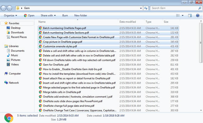 �����D�Q PDF �鎧��ʽ���ı��͈DƬ�������뵽 OneNote ��