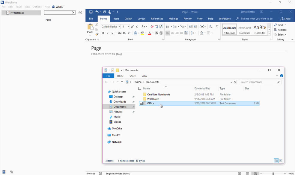 WordNote �п��Ԍ�����еĸ��������_����݋���������档