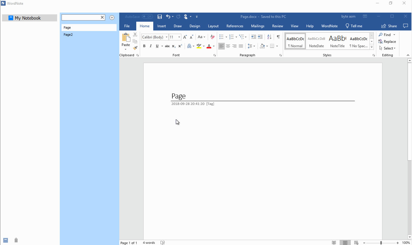由于 WordNote 采用 Word 對筆記進(jìn)行書寫,所以表格也自然支持合并單元格。
