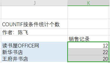 WPS����COUNTIF�����÷������̳�