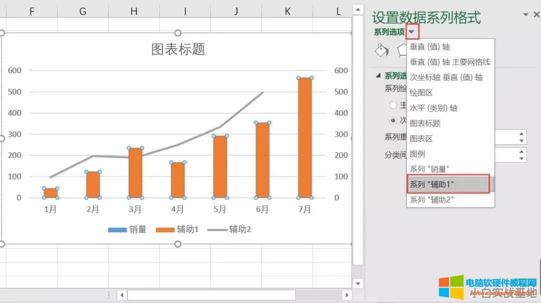 Excel制作帶上升下降箭頭的柱形圖 Excel制作帶上升下降箭頭的柱形圖