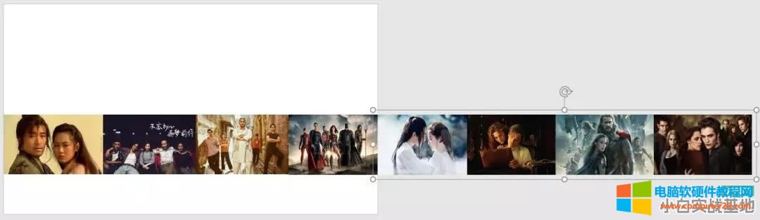 PPT制作電影式圖片循環(huán)滾動效果 PPT制作電影式圖片循環(huán)滾動效果