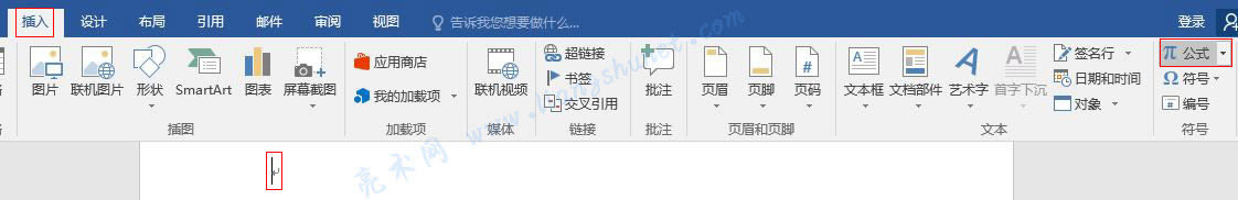 Word 2016 ���빫ʽ���հ׿��c��(n��i)�ù�ʽ����˷��c����I��