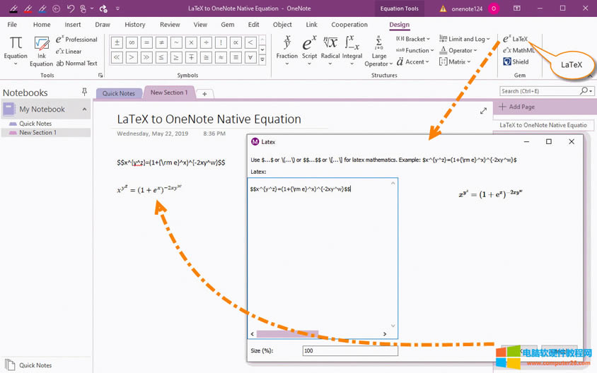 �D(zhu��n)�Q�W(w��ng)�(y��)��(l��i)�� LaTeX �� OneNote ԭ����ʽ