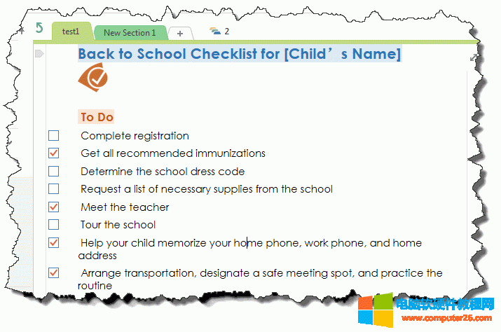 ��΄h��OneNote������ɵĴ��k���