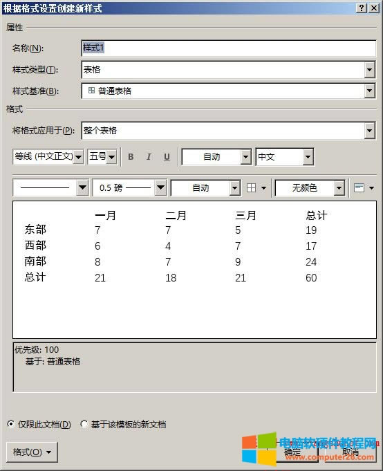 Word 2016 �½������ʽ