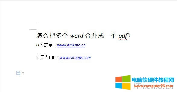 5��ͨ�^�D���҂��Ϳ��Կ����ь�����word�ęn���ݺϲ�׷�ӵ�һ��word�ęn�����ˡ�