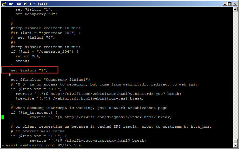 小米路由器遠程登錄WEB頁面
