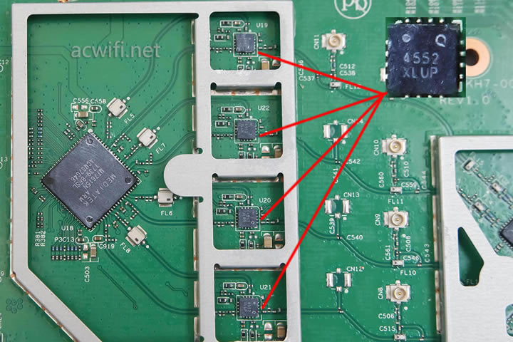 友訊DIR878拆機(jī) AC1900無線路由器