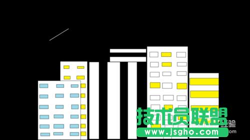 如何用PPT做出流星雨和連續(xù)的電影膠片的效果