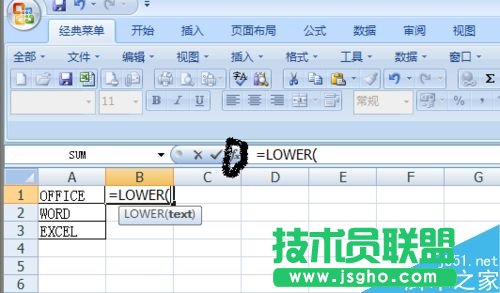 ��Excel���������ʹ��Lower����(sh��)��?
