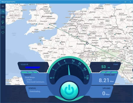 ��Windows10��Internet�W�j�ٶȜyԇ��ѹ��߽�B