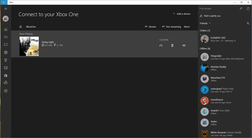 Windows10的Xbox社交網(wǎng)絡(luò)