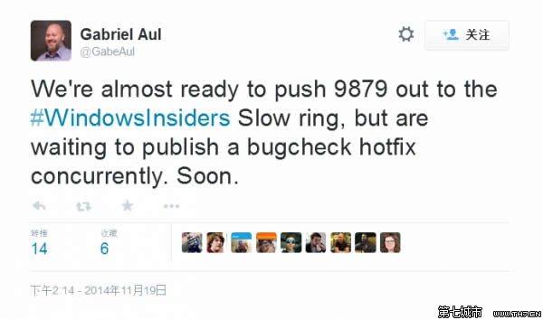 Win10���°�9879�����l����&ldquo;Slow Ring&rdquo; ��