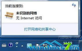 ��ȼ��gWIN7��Ş��ϵ�y��ʾδ�R�e�ľW�j�oInternet�L������