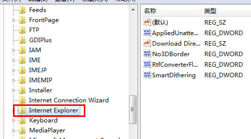 選擇Internet Explorer