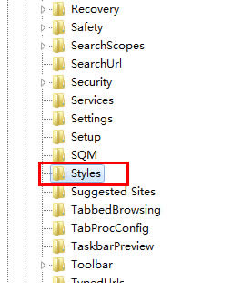 新建-項 命名為“styles”
