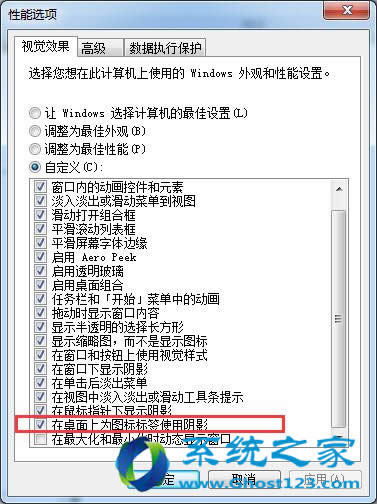 個性化應用windows 7旗艦版桌面圖標虛線框取消技巧