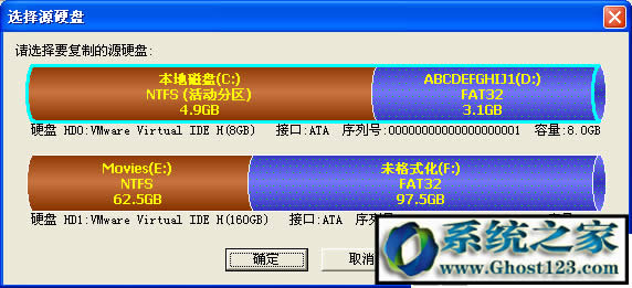 兩個硬盤對拷|硬盤對拷工具ghost操作圖解
