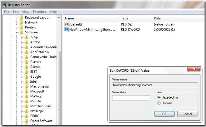 ��ν���Windows 7 Aero ShakeЧ��