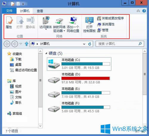 Win8ϵ�yRibbon���泣�ù���Ԕ����B