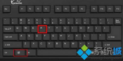 按“WIN”+“R” 按“WIN”+“R”