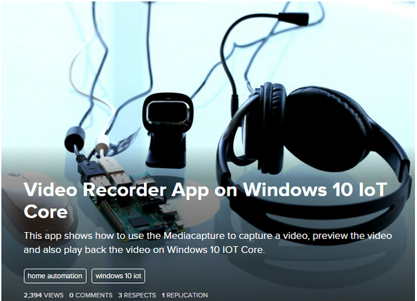 Windows10 IoT Core��ҕ�l����Ƅӑ��ó���