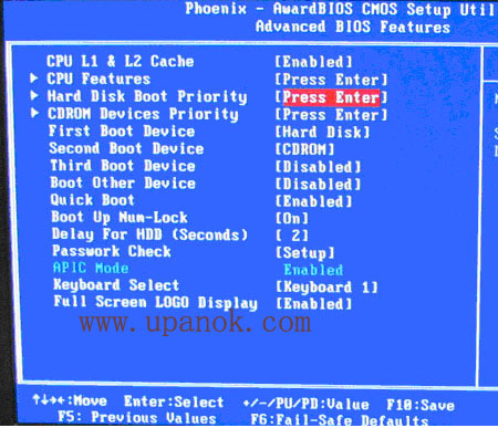 用u盤安裝系統(tǒng)步驟BOOS設(shè)置圖解