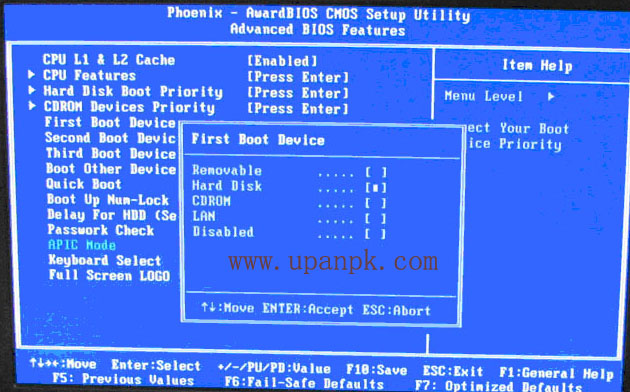 用u盤安裝系統(tǒng)步驟BOOS設(shè)置圖解