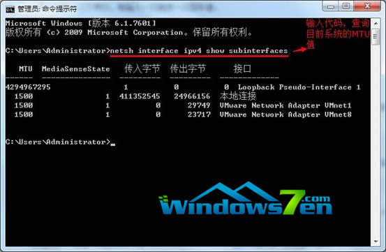 �D2 ��ԃĿǰWin7ϵ�y��MTUֵ