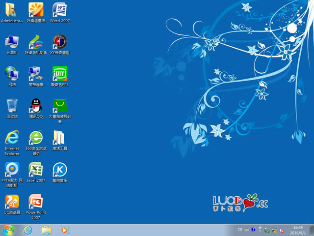 �}���҈@ GHOST WIN7 SP1 X86 �����؄e�� V2016.09 (32λ)