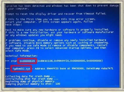 Win7ϵ�y�{����ʾ���a0x00000116��̎������